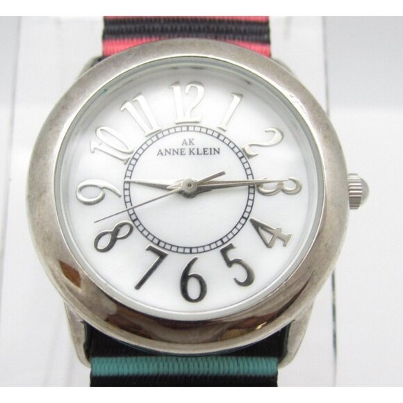 Women Anne Klein Quartz WR Analog 29mm Round Watch (H789) "New Battery" - Picture 1 of 11